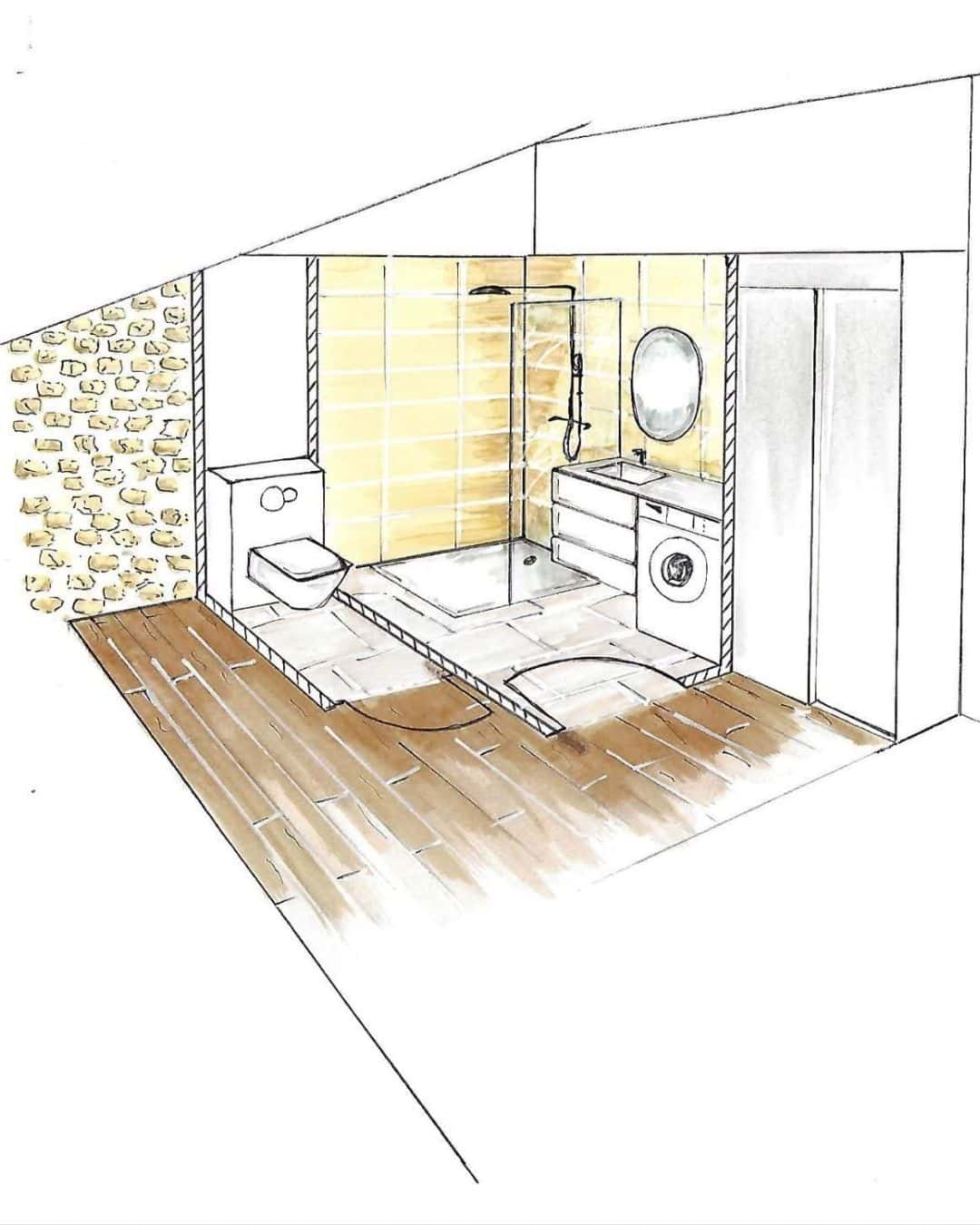 salle de bain rénovation dépendance en habitation