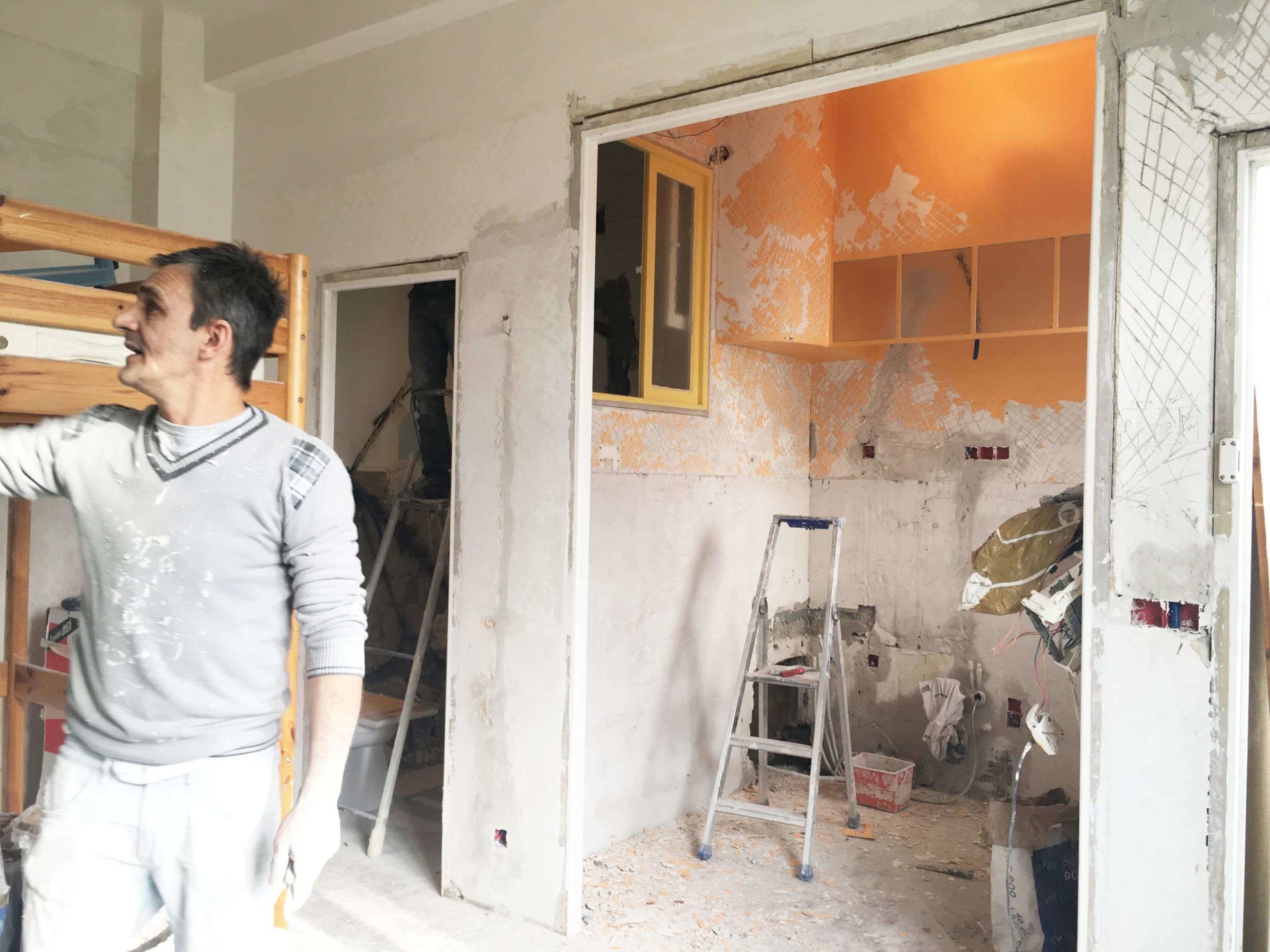 chantier architecture d'intérieur se reconvertir dans l'architecture d'intérieur pendant un congé parental