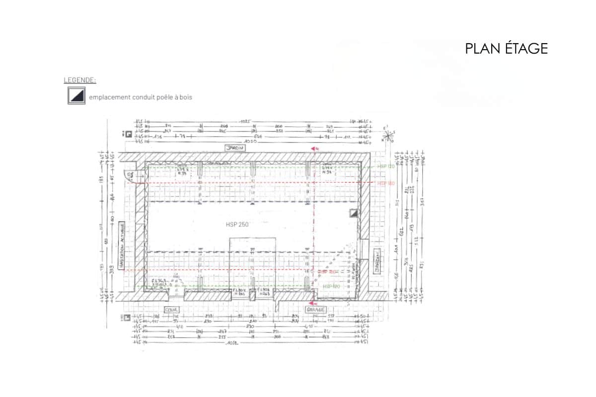 plan-atelier-etage-avant Plan état des lieux étage de l'ancien atelier avant transformation en habitation