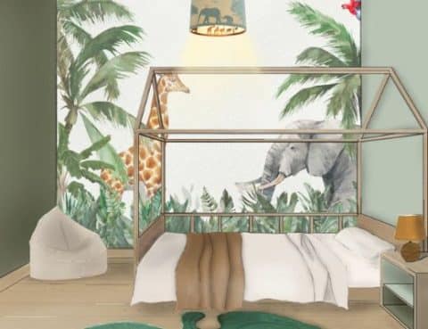 perspective-chambre-enfant perspective chambre enfant dessin