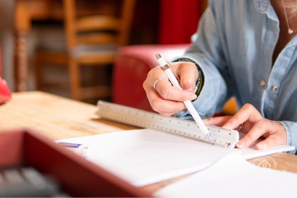 prise de cote architecture intérieur dessin plan existant