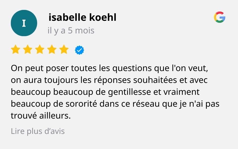 temoignage HOMER NINJA isabelle