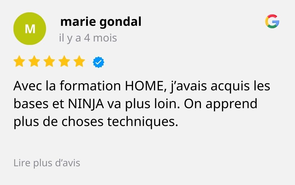 temoignage HOMER NINJA marie