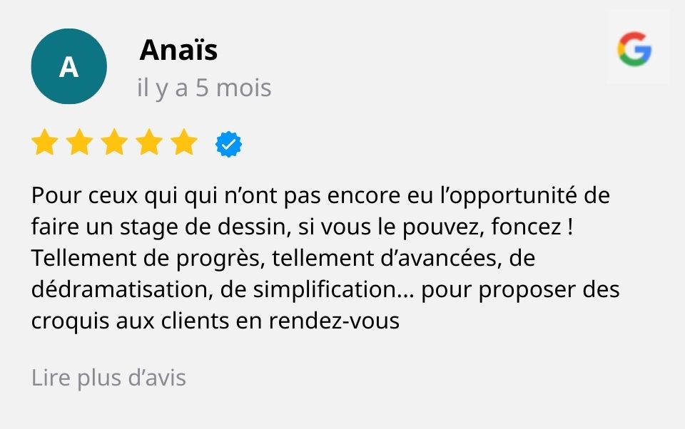 temoignage-stage-dessin-anais temoignage cours de dessin architecture d'intérieur anais