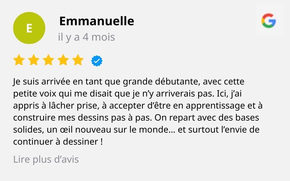 temoignage-stage-dessin-emmanuelle temoignage cours de dessin architecture d'intérieur emmanuelle