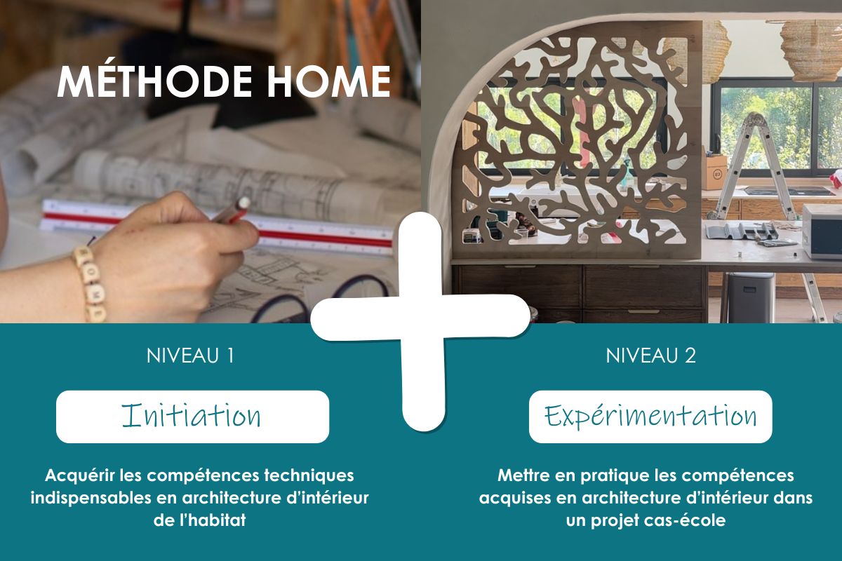 Devenir architecte d'intérieur grâce à la formation Méthode HOME de l'École HOME