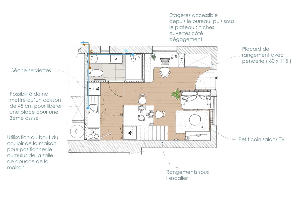 transformer un garage en studio aps2 RDC