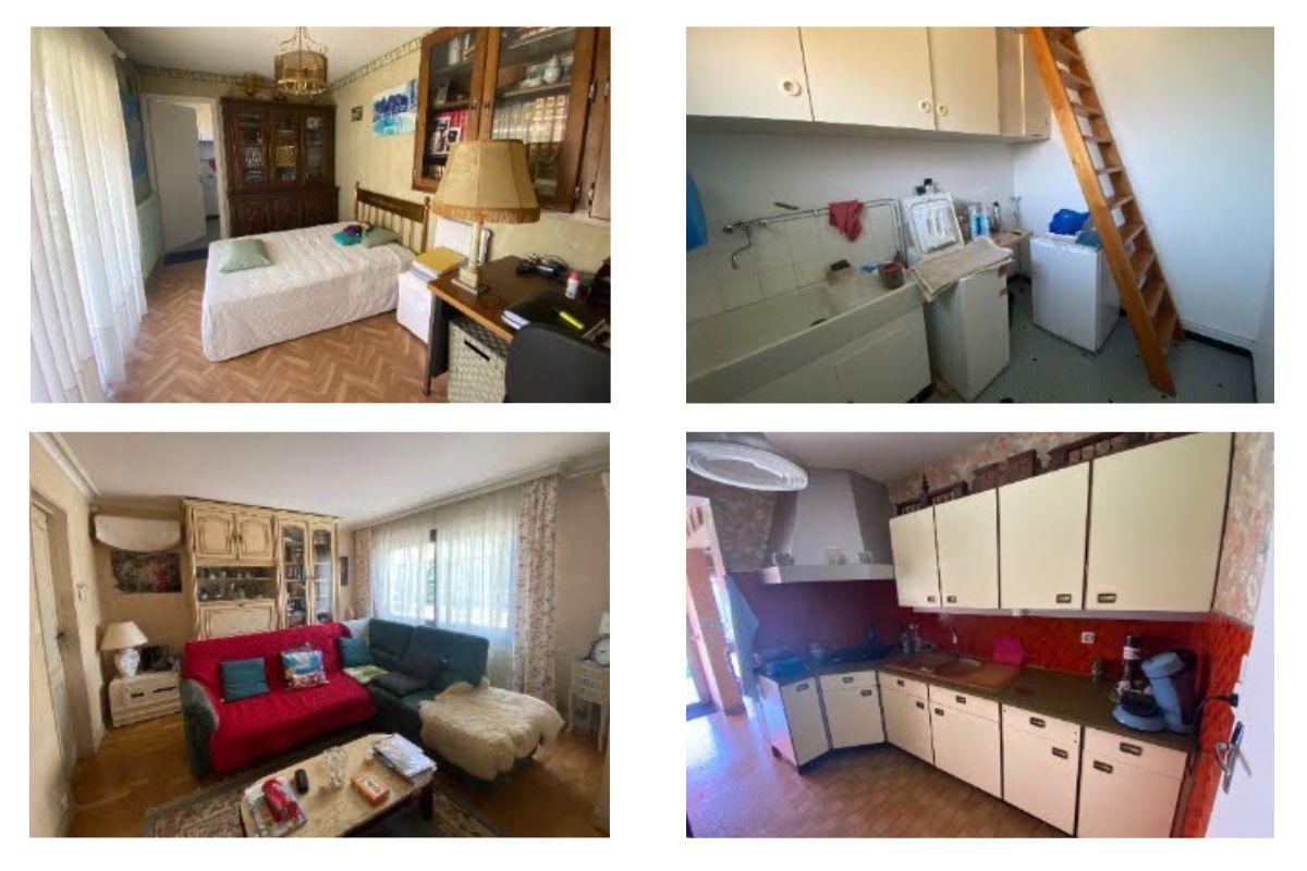 rénovation maison en U photo existant
