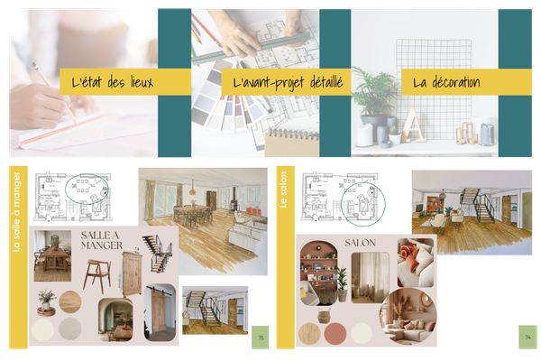 portfolio-architecture-interieur Extrait d'un dossier APD élève de l'École HOME